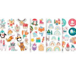 Glitzersticker-Set "Weihnachten"