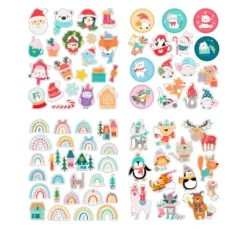 Glitzersticker-Set "Weihnachten"