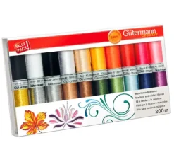 Gütermann Maschinenstickfaden-Set