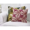 Halbpanama-Stoff "Zebra und Blumen"