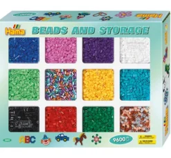 Hama-Sortierbox mit ca. 9.600 Perlen