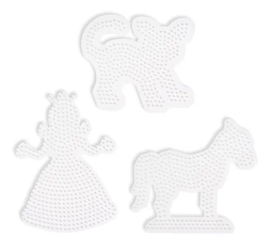 Hama-Stiftplatten "Tiere und Prinzessin"