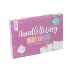 Handlettering Design Paper Block Cotton Candy A5