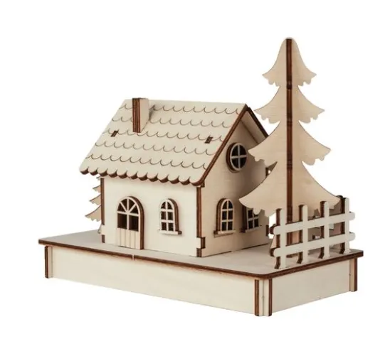 Holzbausatz "Lichterhaus"
