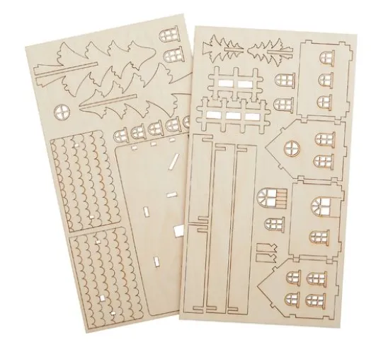 Holzbausatz "Lichterhaus"