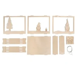 Holzbausatz Motivrahmen "Wichtel"