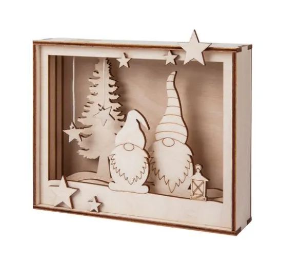 Holzbausatz Motivrahmen "Wichtel"