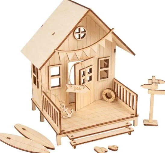 Holzbausatz "Strandhaus"