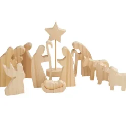 Holz-Krippenfiguren "Bethlehem"
