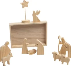 Holz-Krippenfiguren 