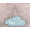 Holz-Schild "Wolke"