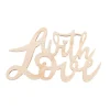 Holz Schriftzug Mini "With Love"