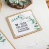 Holzstempel "Herzliche Einladung Konfirmation"