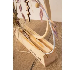 Holzständer für Ringe