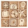 Holz-Streuteile "Reise"