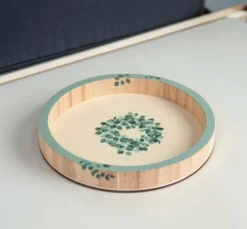 Holztablett-Schale "Rund"