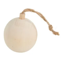 Holz-Weihnachtskugel