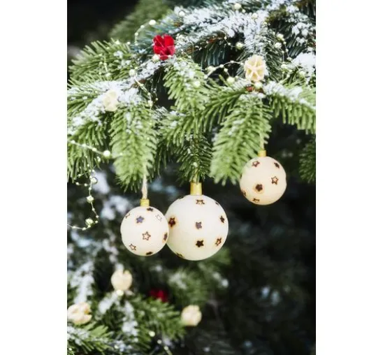 Holz-Weihnachtskugel