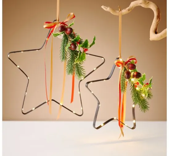 Ilexzweig mit Beeren, 33 cm
