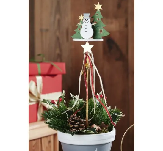 Ilexzweig mit Beeren, 33 cm