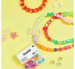 itoshii Perlen-Set "Regenbogen Holographisch"