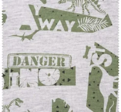 Jersey-Stoff Melange "Danger"