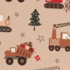 Jersey-Stoff "Trucks and Trees"