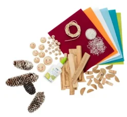 Jumbo Creativ-Mix "Naturholz", ca. 1.000 Teile