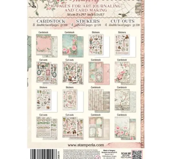 Junk Journal Book "House of Roses"