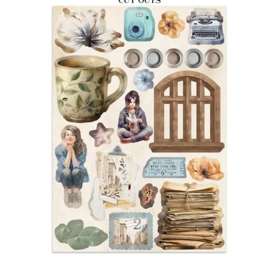 Junk Journal Book "Secret Diary"