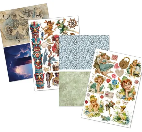 Junk Journal & Ephemera Book "Neverland"