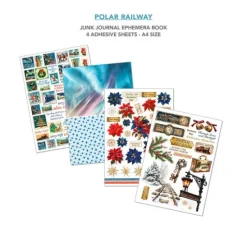 Junk Journal & Ephemera Book "Polar Railway"