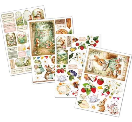 Junk Journal & Ephemera Book "Woodland Party"