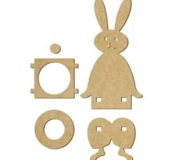Kantenhocker "Hase Diddy", MDF-Holz