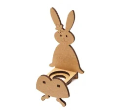 Kantenhocker "Häsin Daisy", MDF-Holz