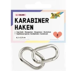 Karabinerhaken, 2 Stück