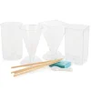Kerzen-Giessformen, 4er-Set