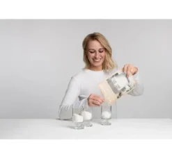 Kerzen-Sandgranulat mit Duft, Set mit 4 Dochten