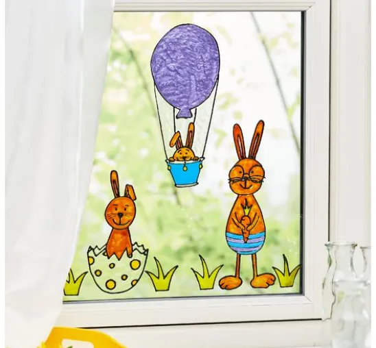 Klarsichthüllen "Window Color", 100 Stück