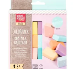 Kneten & Radieren Farbset "Pastell"