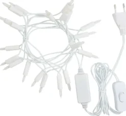 Konstsmide LED Mini Lichterkette mit Schalter, 20 warmweiße Dioden