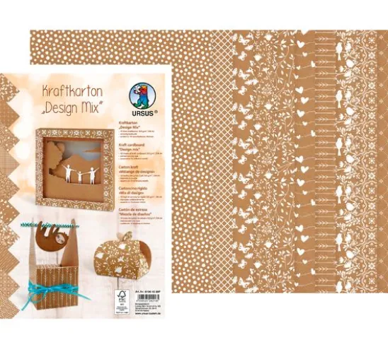 Kraftkarton "Design Mix"