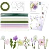 Krepppapier-Blumen-Set