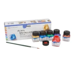KREUL Acryl Metallicfarben Creativ-Set