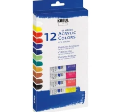 KREUL el Greco Acrylic-Set, 12 x 12 ml Tuben