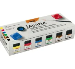KREUL Javana Stoffmalfarben-Set für helle Stoffe 