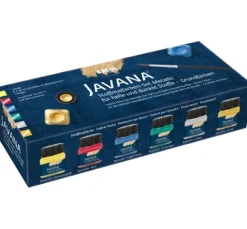 KREUL Javana Stoffmalfarben-Set "Grundfarben Metallic"