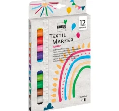 KREUL Textil Marker medium "Junior", 12er-Set