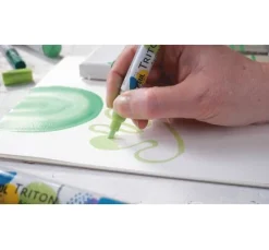 KREUL Triton Acrylic Marker "edge", 2er-Set, Silber & Gold
