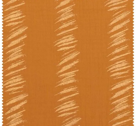 Krinkel-Musselin Baumwoll-Stoff mit Gold-Effekt "Transformation" Crush Stipes